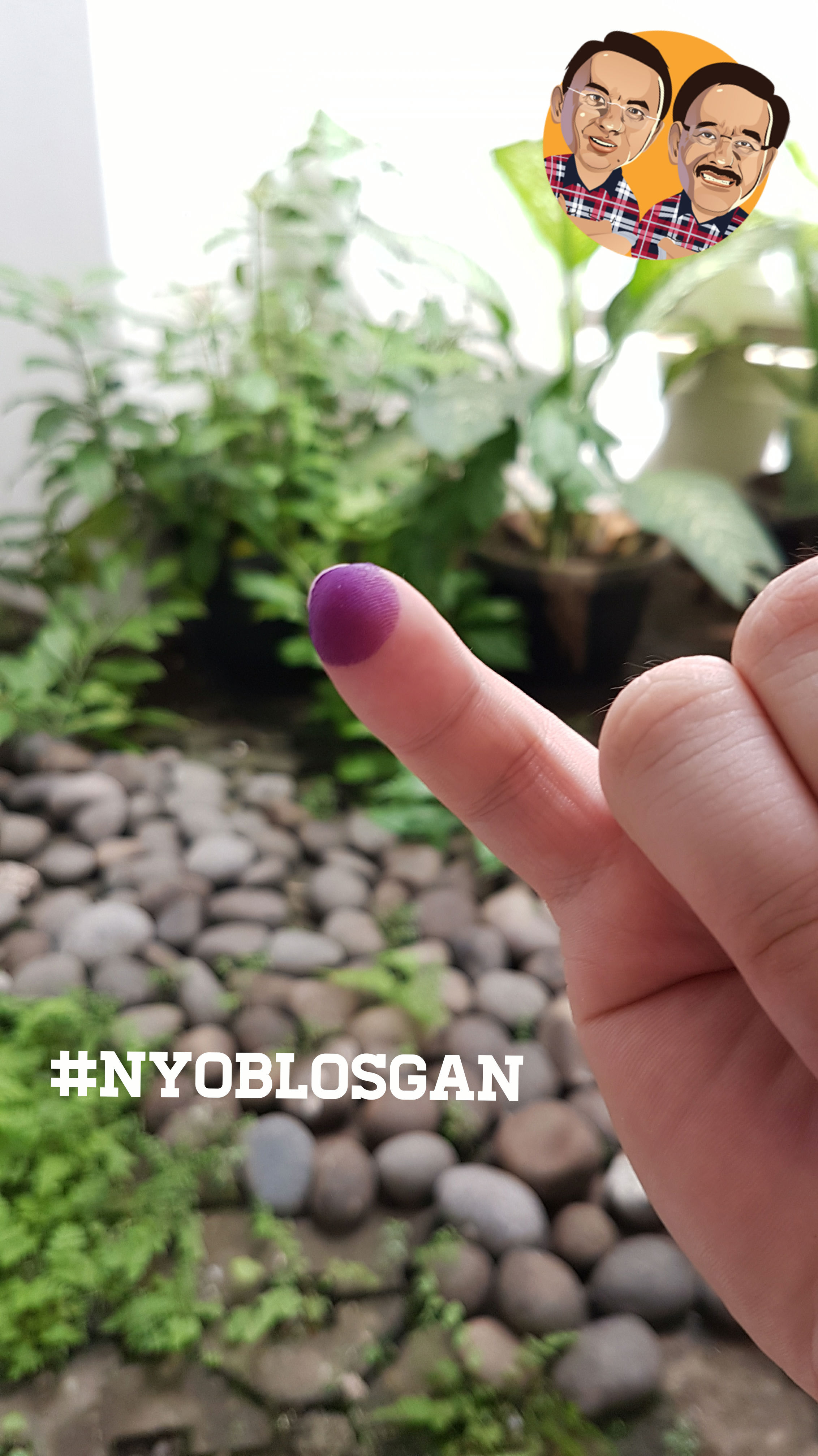 Semoga Calon Yang Terpilih Dapat Menjalani Tugas Nya Sebagaimana Mestinya #NyoblosGan