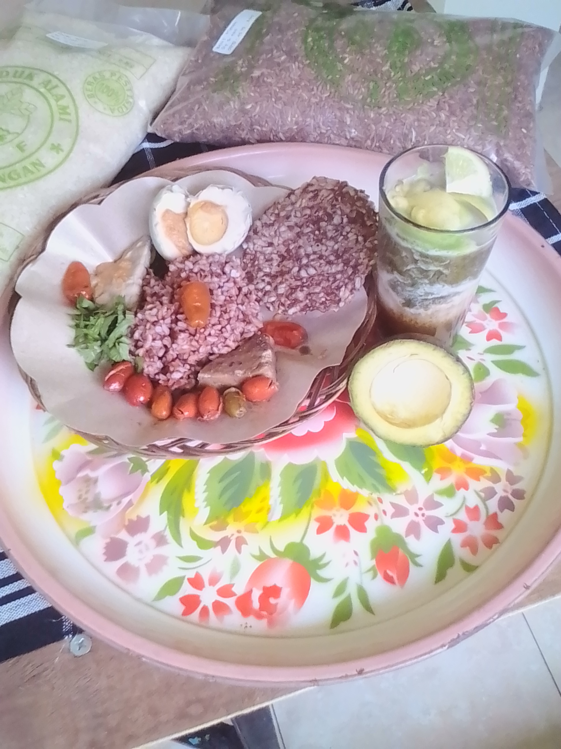 Menu Sehat Beras Merah Organik