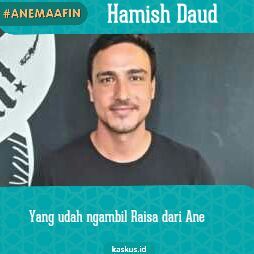 #AneMaafin Hamish Daud