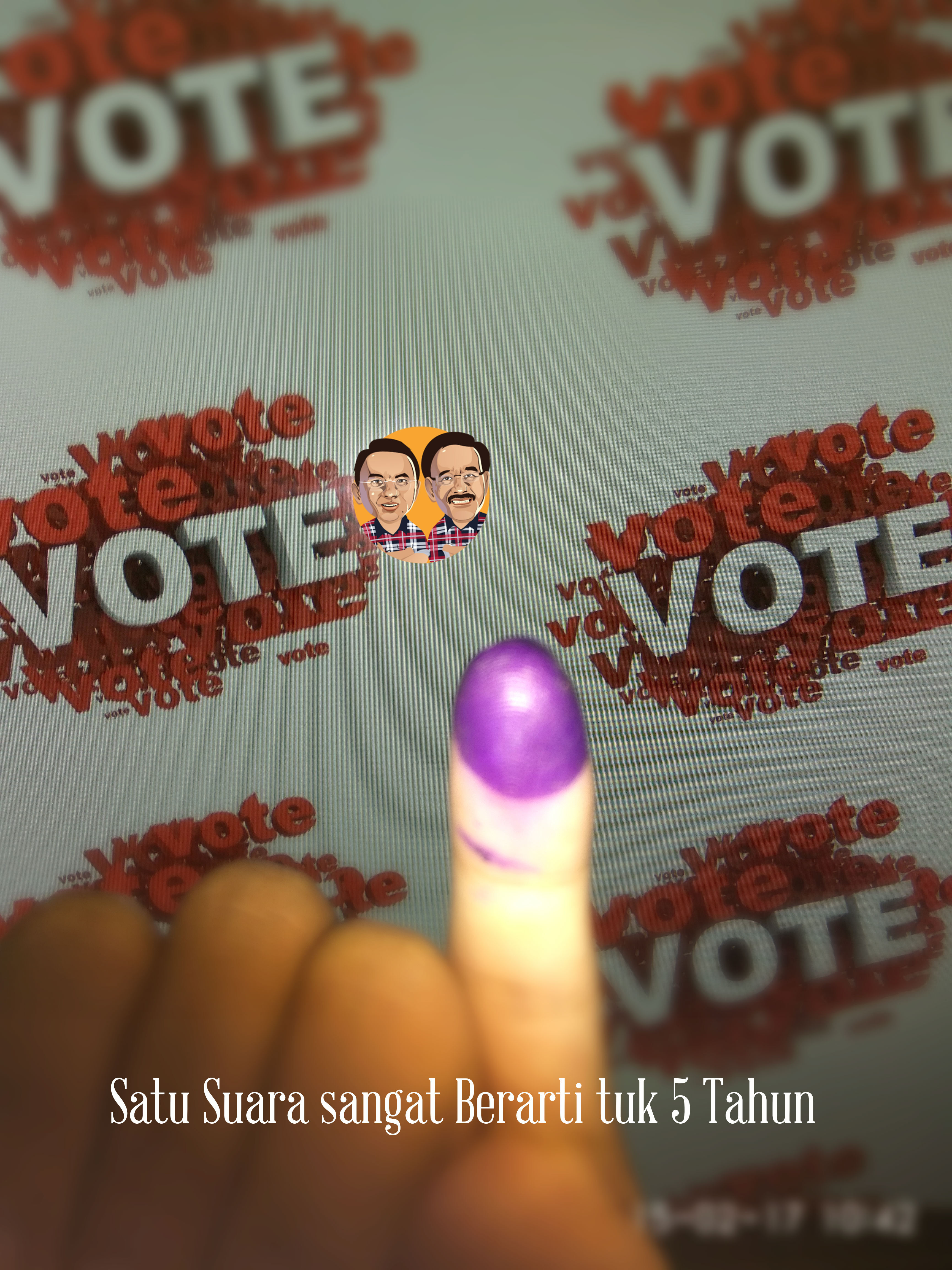 Gunakan Hak Suaramu. No To Golput #NyoblosGan