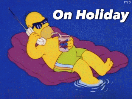 happy holiday - holiday mode on
