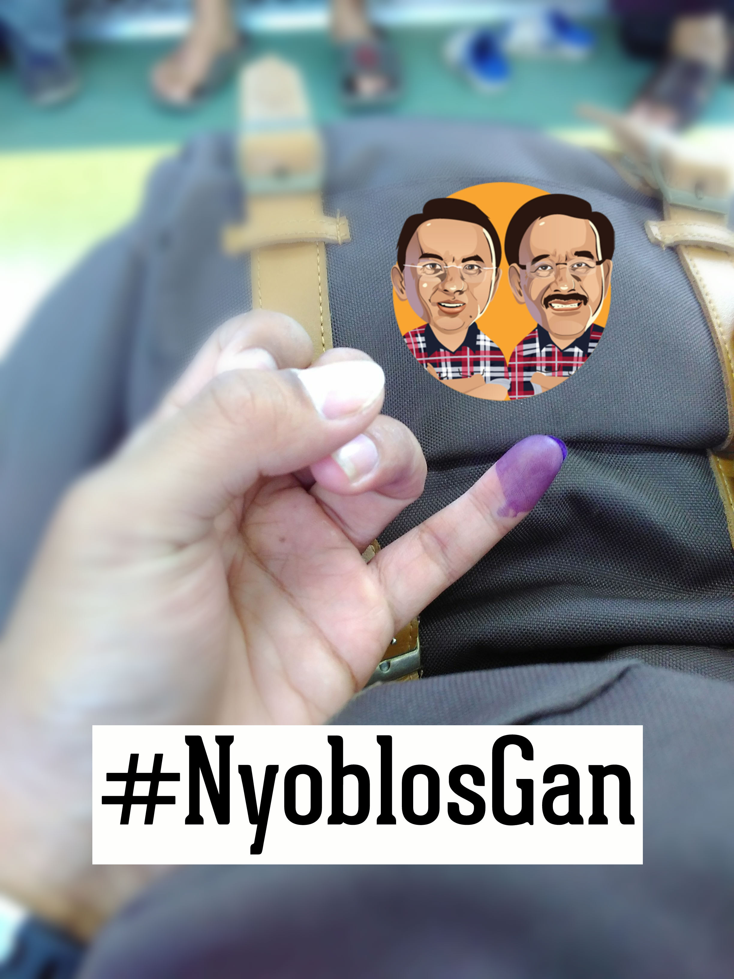 Satu Kelingking Untuk Jakarta #NyoblosGan