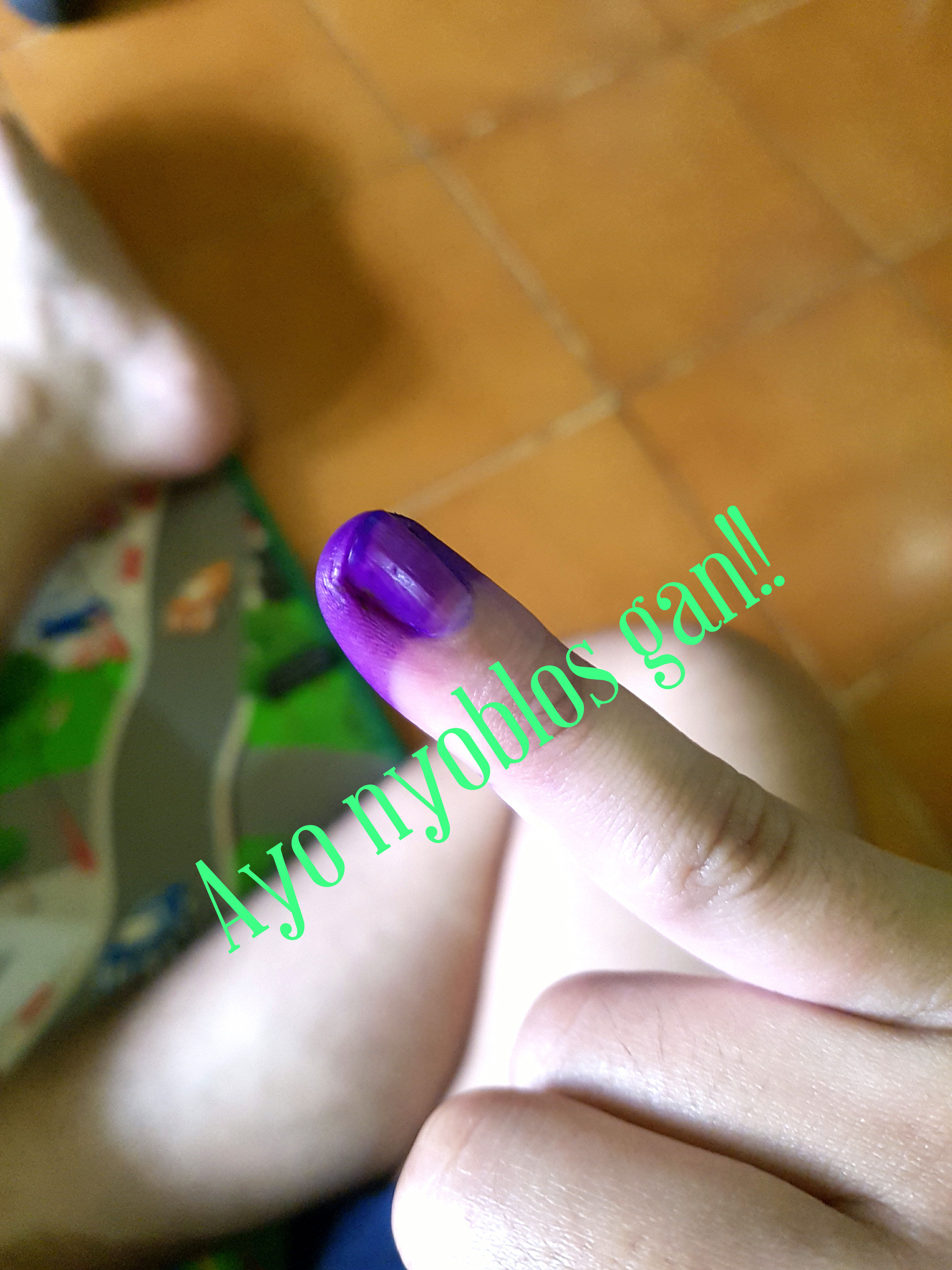 Markiblos! Mari Kita Nyoblos #NyoblosGan