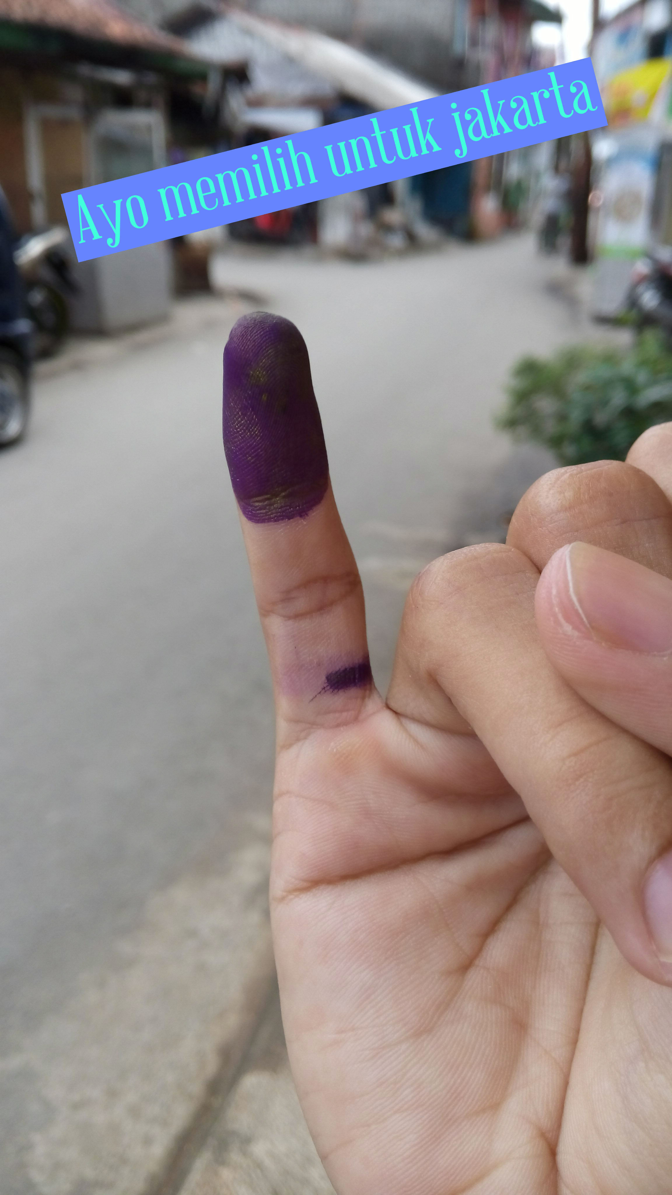 #Nyoblosgan 1suara Kita , Sangat Berharga