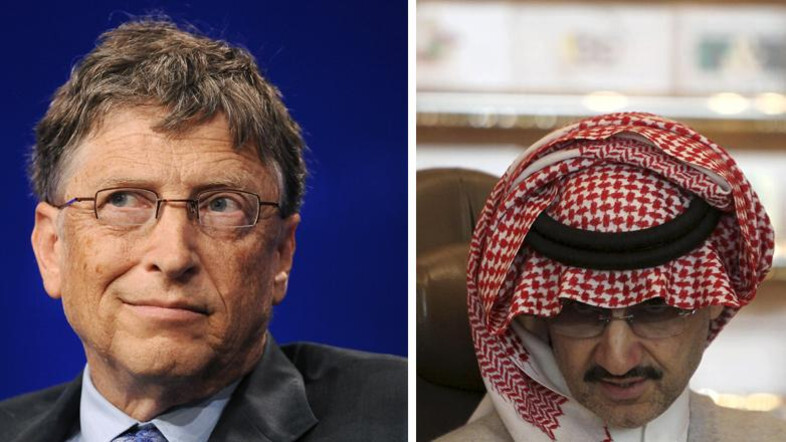 bill gates vs king salman