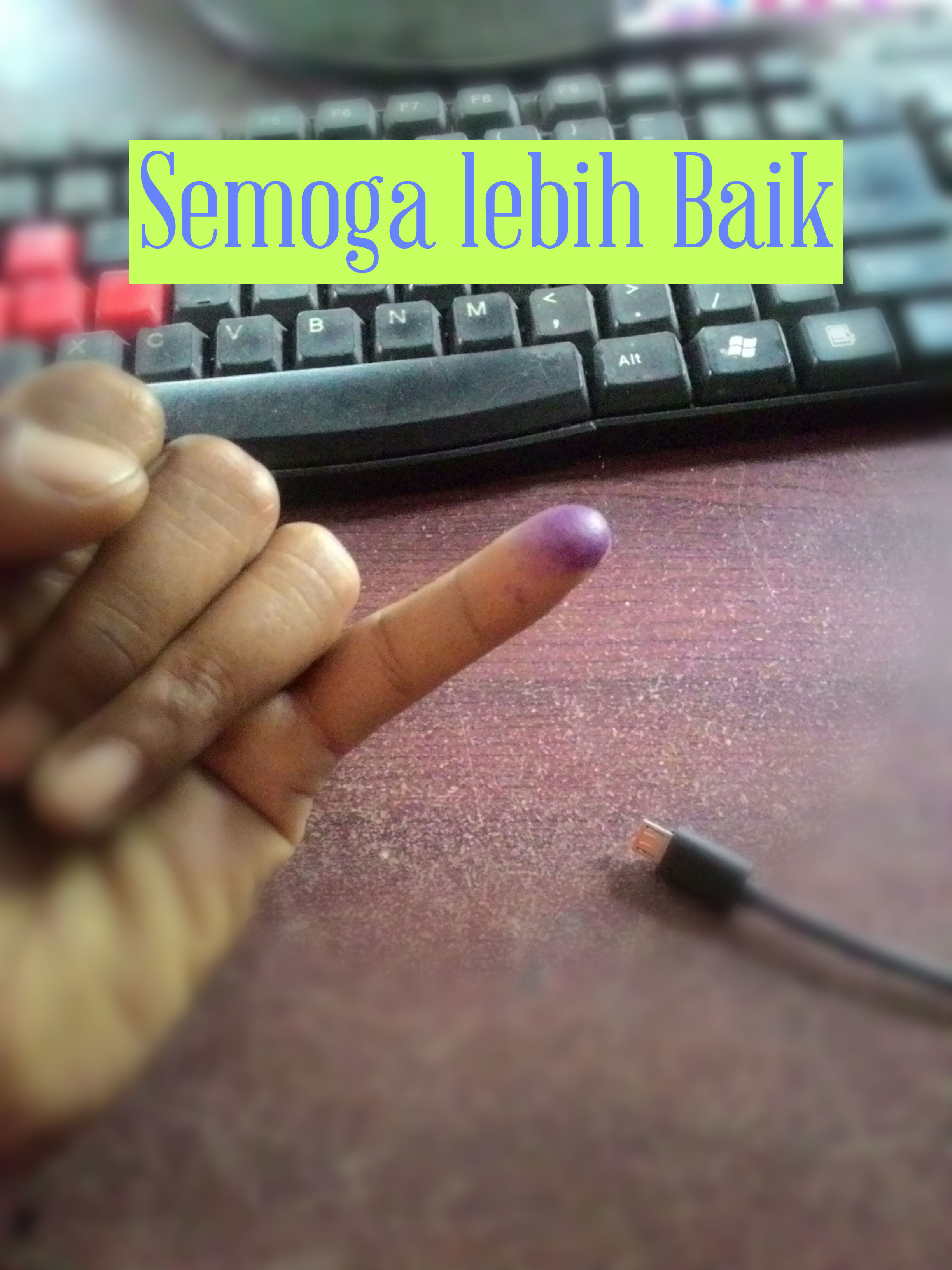Semoga Dapat Yg Terbaik #NyoblosGan