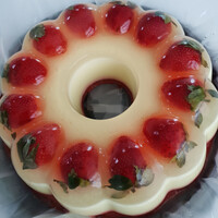 strawberry-pudding