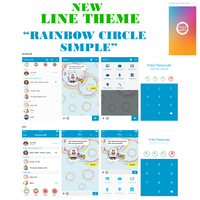 line-new-line-theme-rainbow-simple-circle-desain-simple