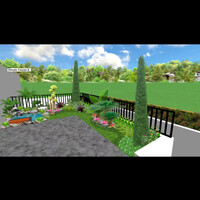 taman-depan-rumah-dan-vertical-garden