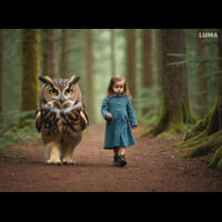 luma-dreammachine-bocil-imut-jalan-jalan-di-hutan-ditemani-burung-hantu-besar
