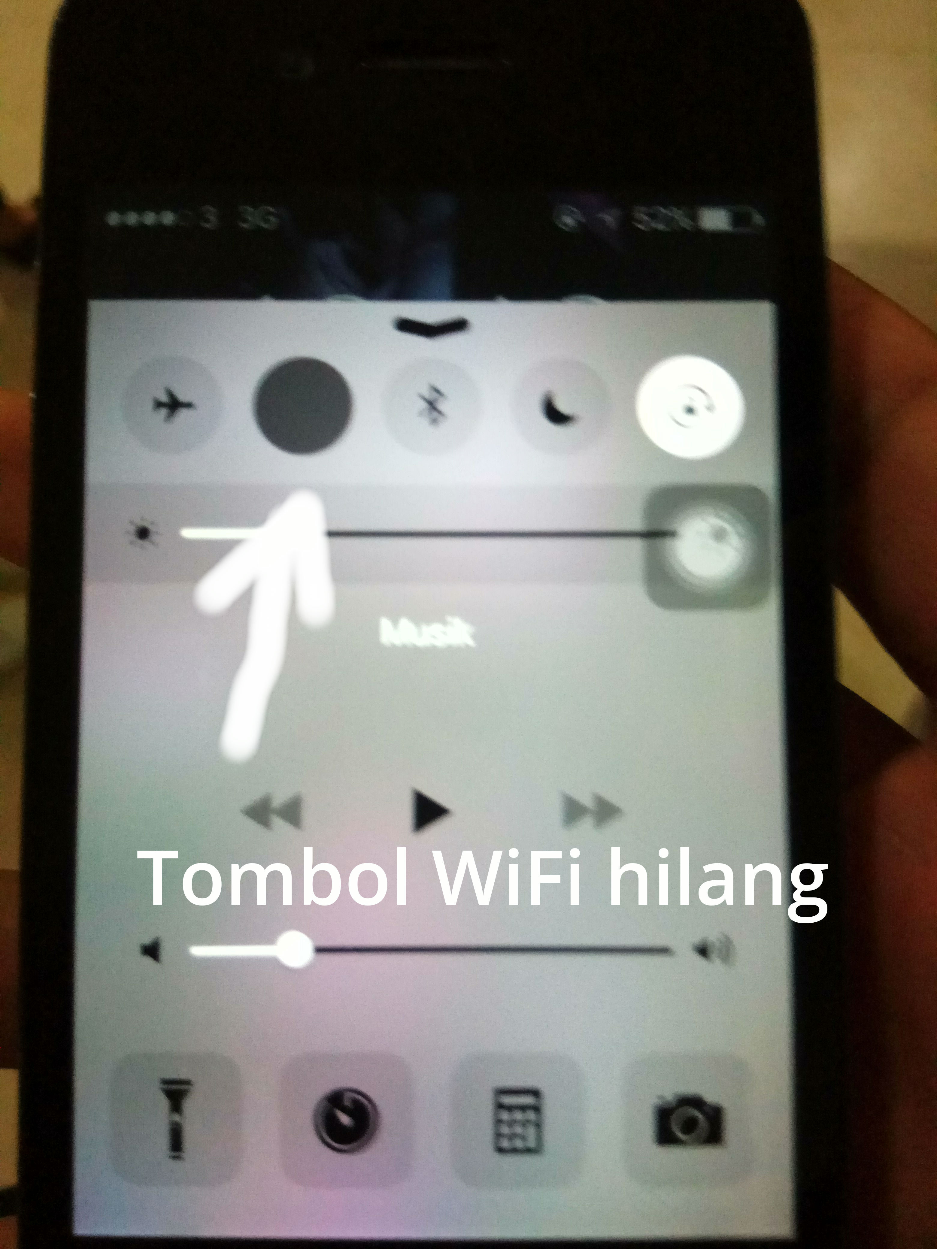 Tombol WiFi Hilang Gmna Ngatasinnya Gan