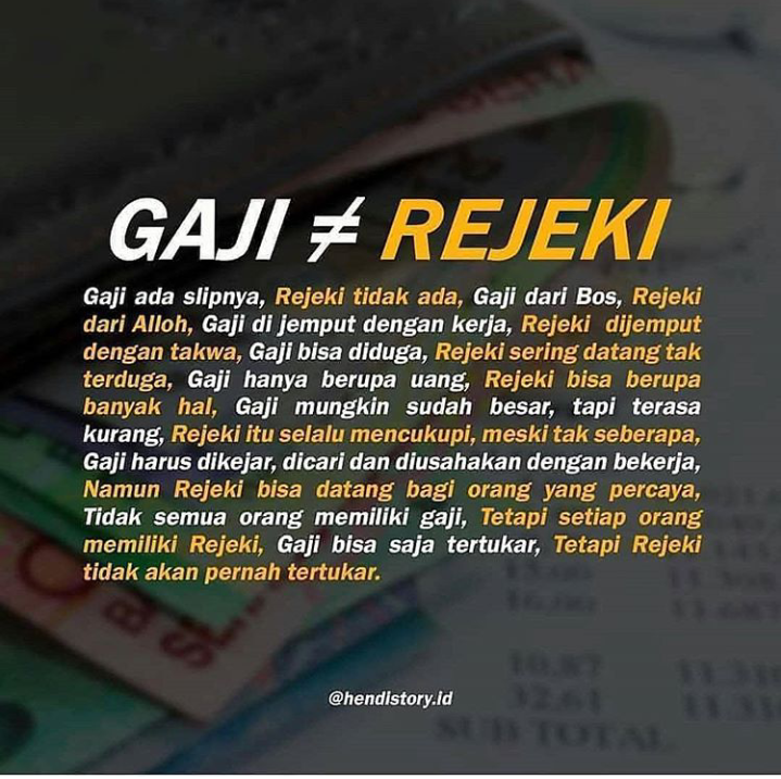 Perbedaan Gaji Dan Rejeki Kaskus