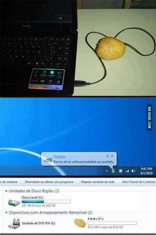 Potato Bisa Jadi Flashdisk ??