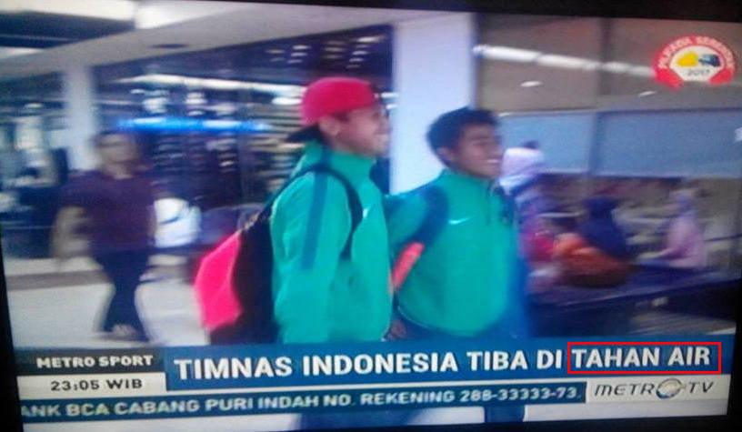 Akhirnya Metro TV Typo Juga :v #BoikotMetroTV