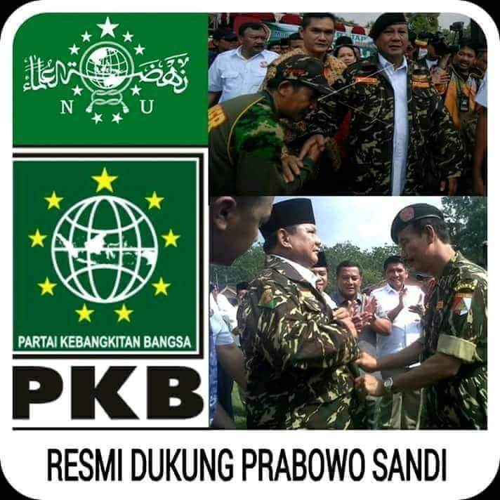 Banser Dan NU Jalan Lurus Dukung Prabowo Sandi
