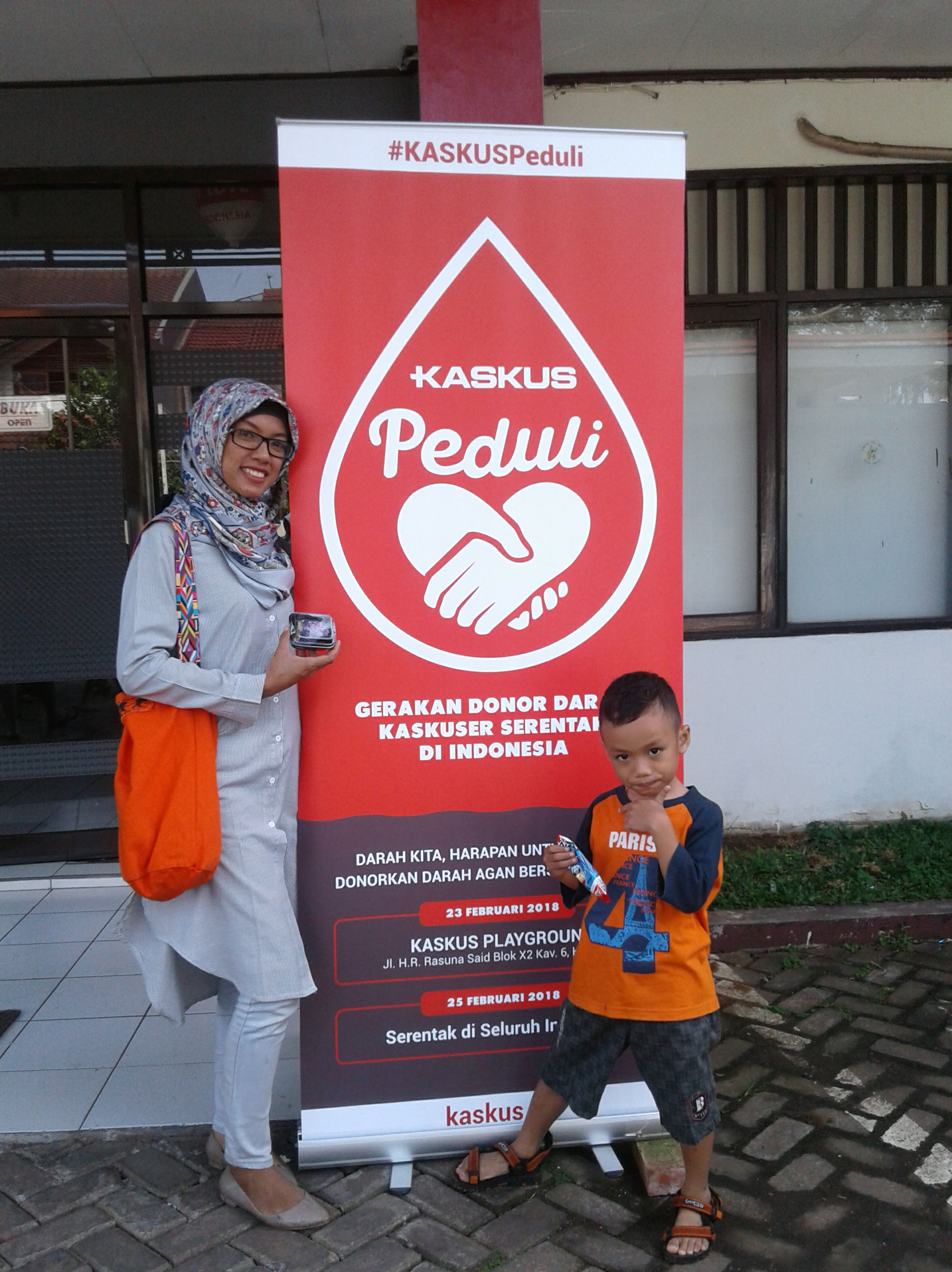 Family Ikutan Donor Bareng Regional Bogor