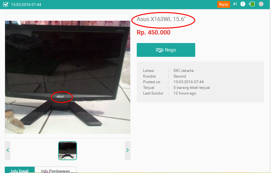 Judul Lapaknya AS*S Tapi Gambarnya AC*r. Maunya Apa?