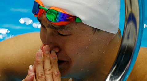 Airmata Kemenangan Sun Yang di Kolam Renang