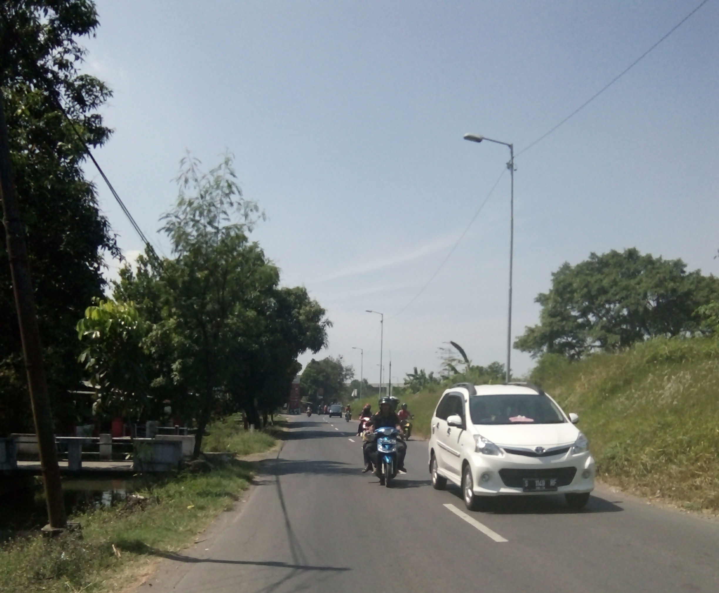 Jalanan Mudik Lebaran Di Kampung Mojokerto