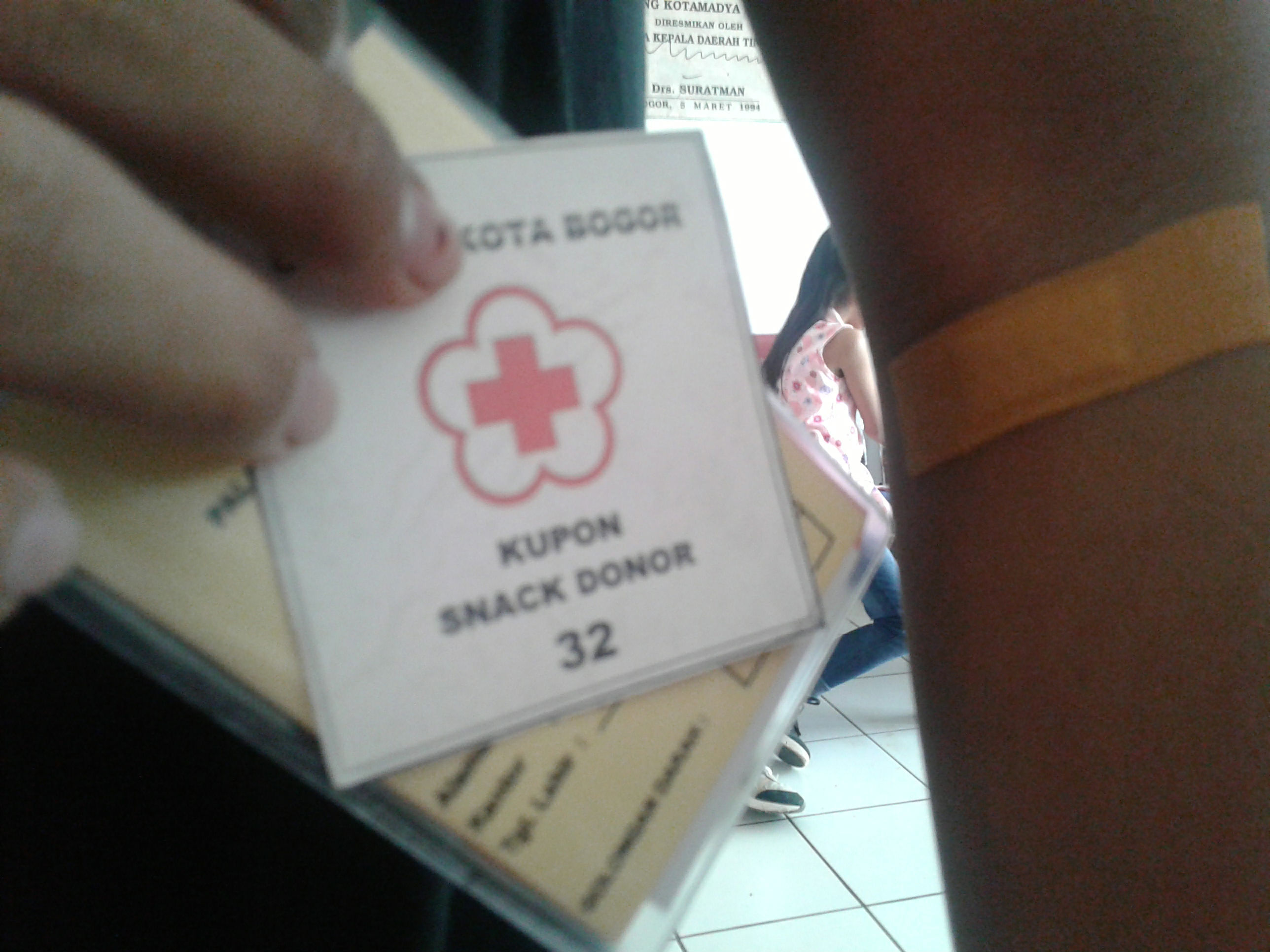Kupon Snack Setelah Donor