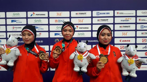 SALUT ! 3 Cewek Hijab Ini Berhasil Meraih Medali Di ASIAN GAMES 2018