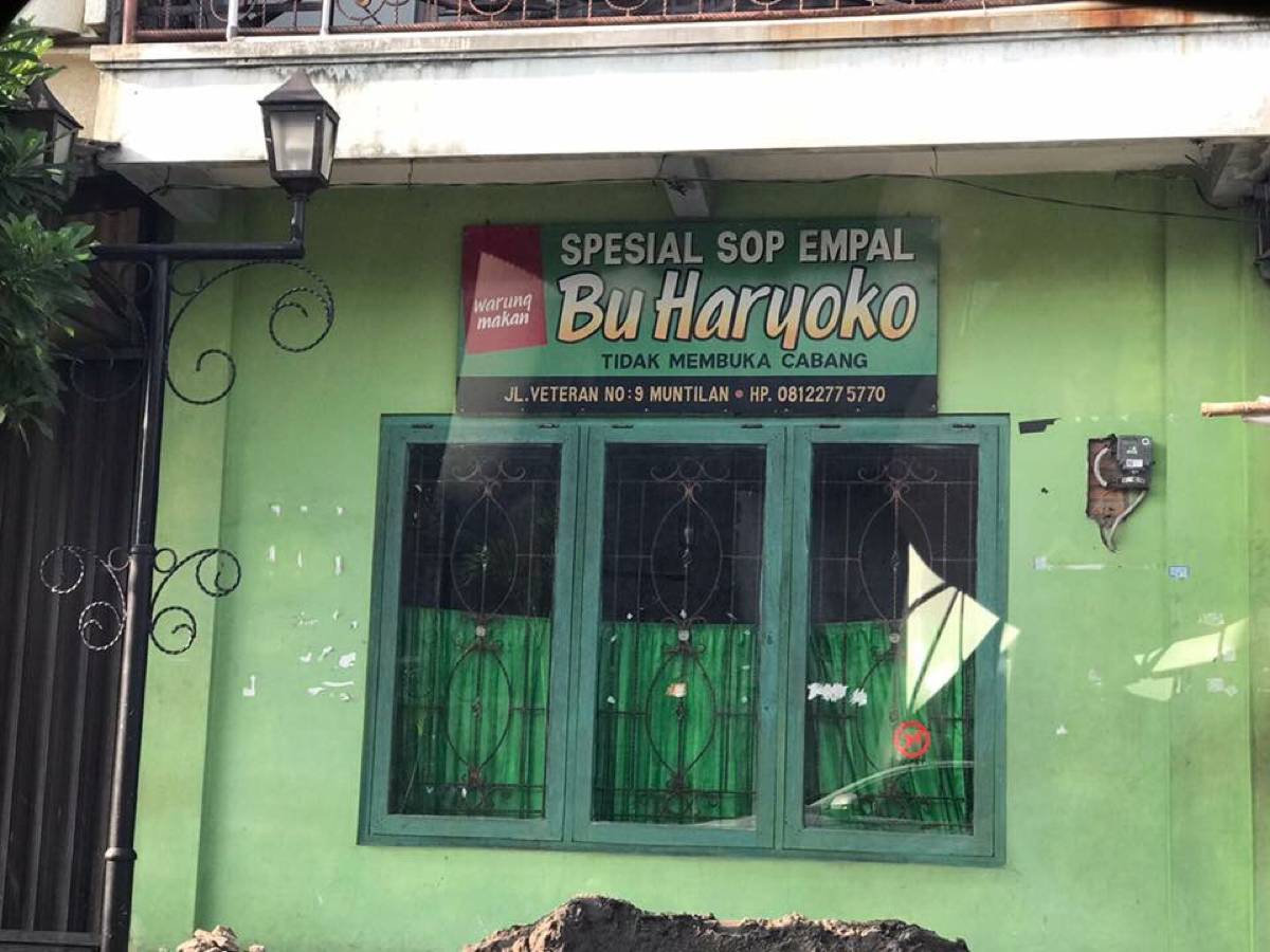sop empal enak