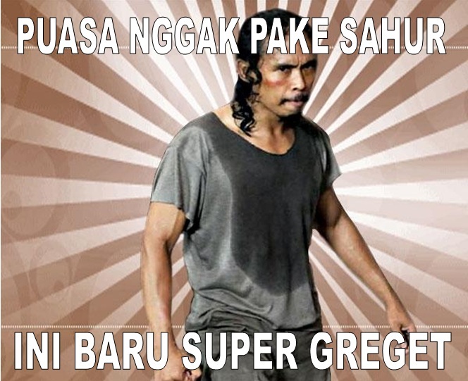 Nggak Sahur Biar Super Greget