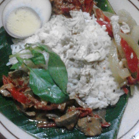 Sego Sambel Ndog Asin