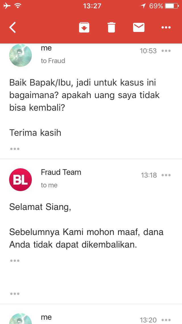 Duit ane raib di bukalapak