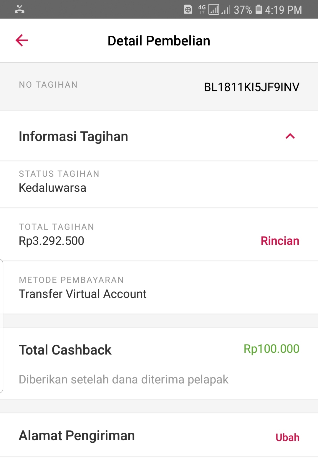 Pesanan Bukalapak Tdk Terverifikasi Walau Uang Sdh Ditransfer,Skrg Uang Ga Jelas Kmn?