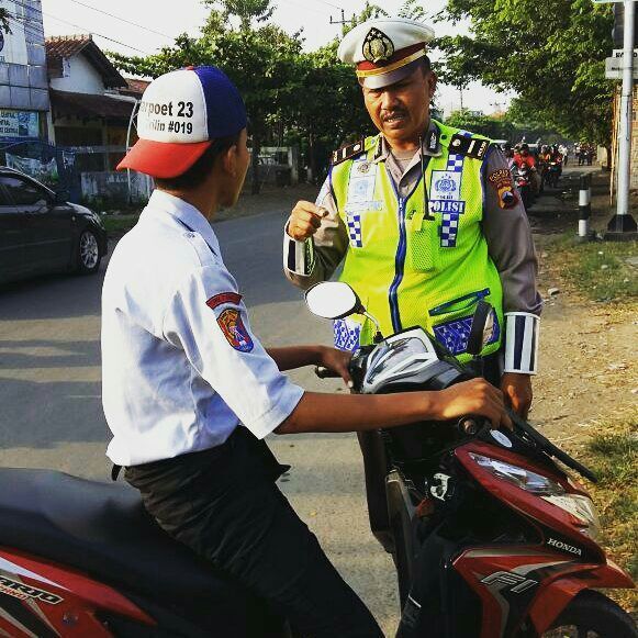 Pelajar Tercyduk Polisi #KASLANTAS