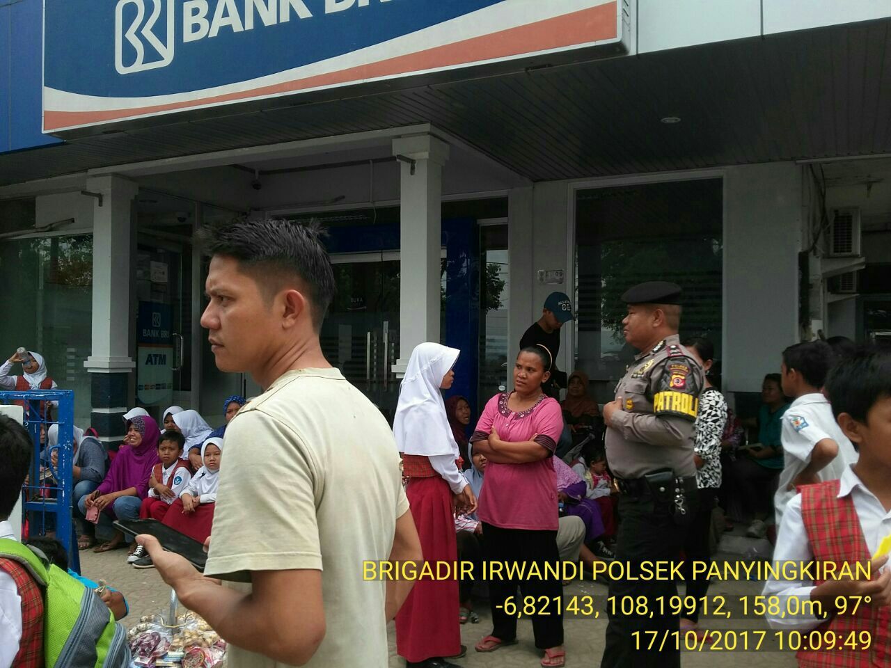 Kanit Sabara Polsek Panyingkiran Laksanakan Patroli Antisipasi Gangguan Kamtibmas.