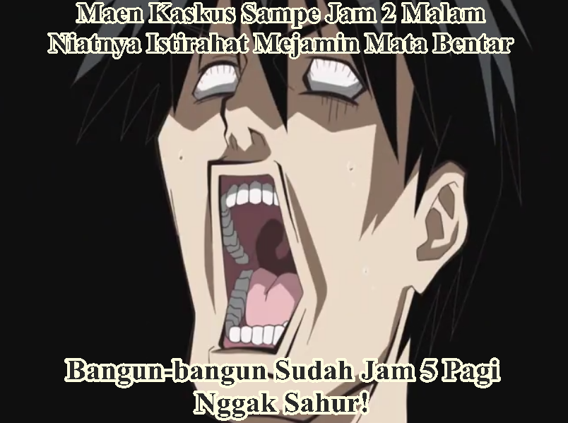 Nggak Sahur Gara-gara Ketiduran Bentar