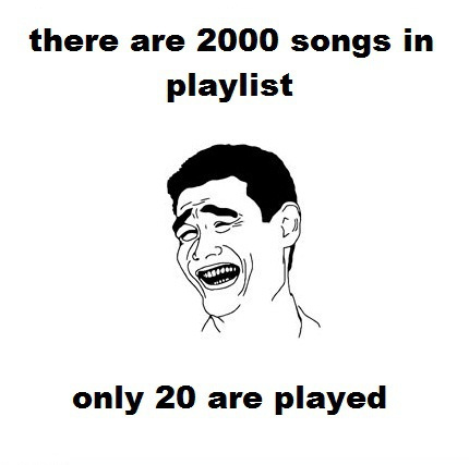 Just playlist...True?