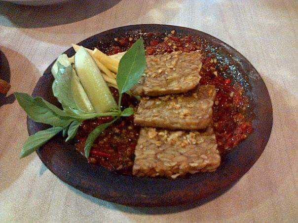 Penyetan Tempe Pedes