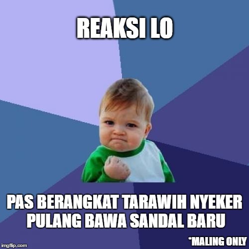 Tarawih Stater Kit Alas Kaki Baru