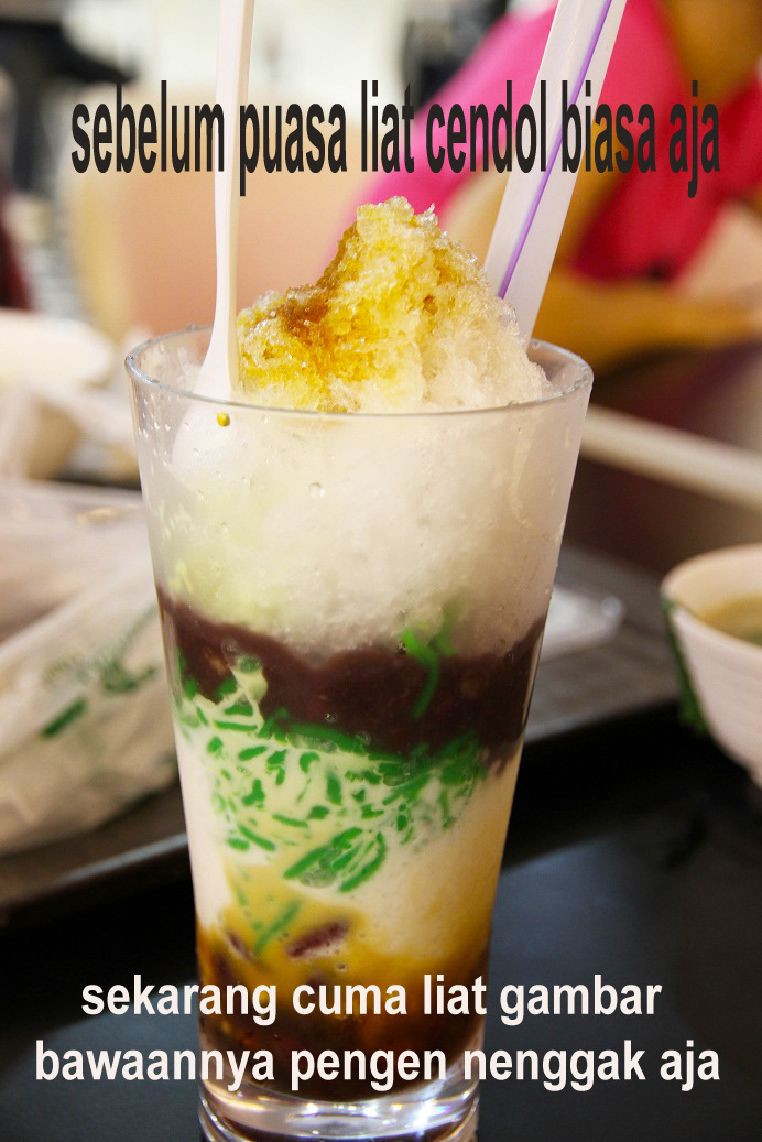 Godaan Puasa - Liatin gambar cendol