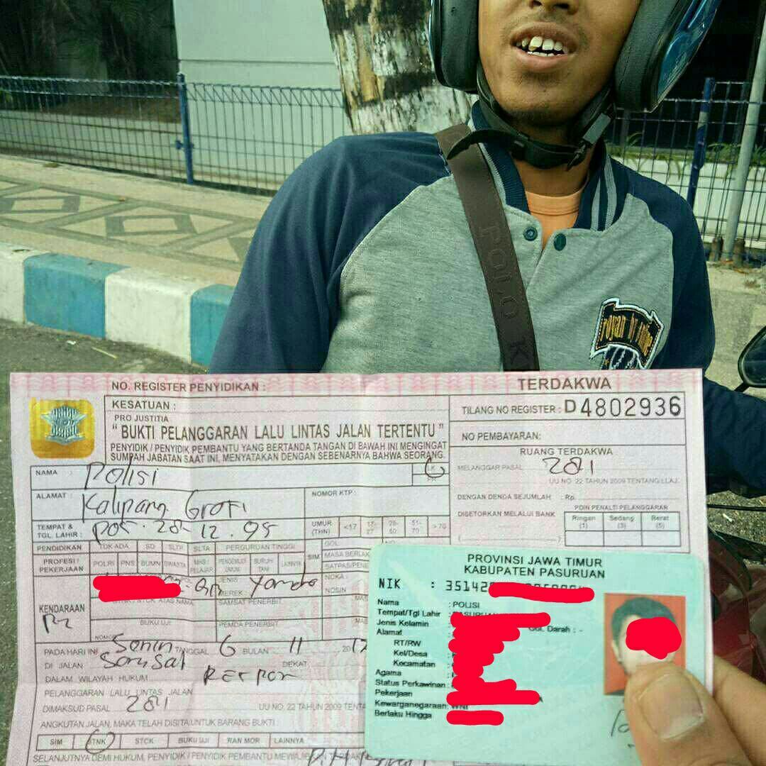 "Polisi" Kok Ketilang. Kok Bisa?