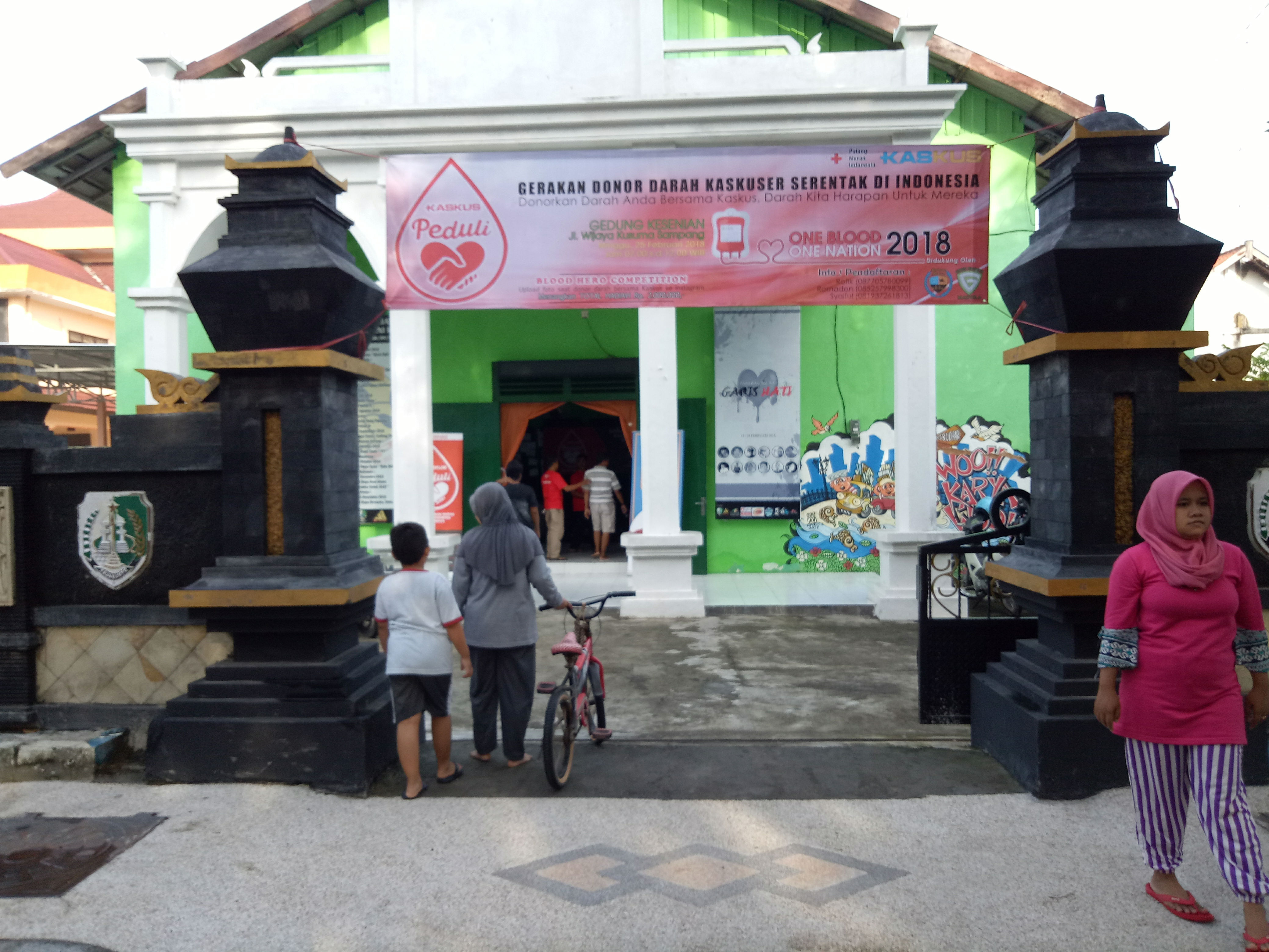 Pintu Masuk Ke Tempat Donor