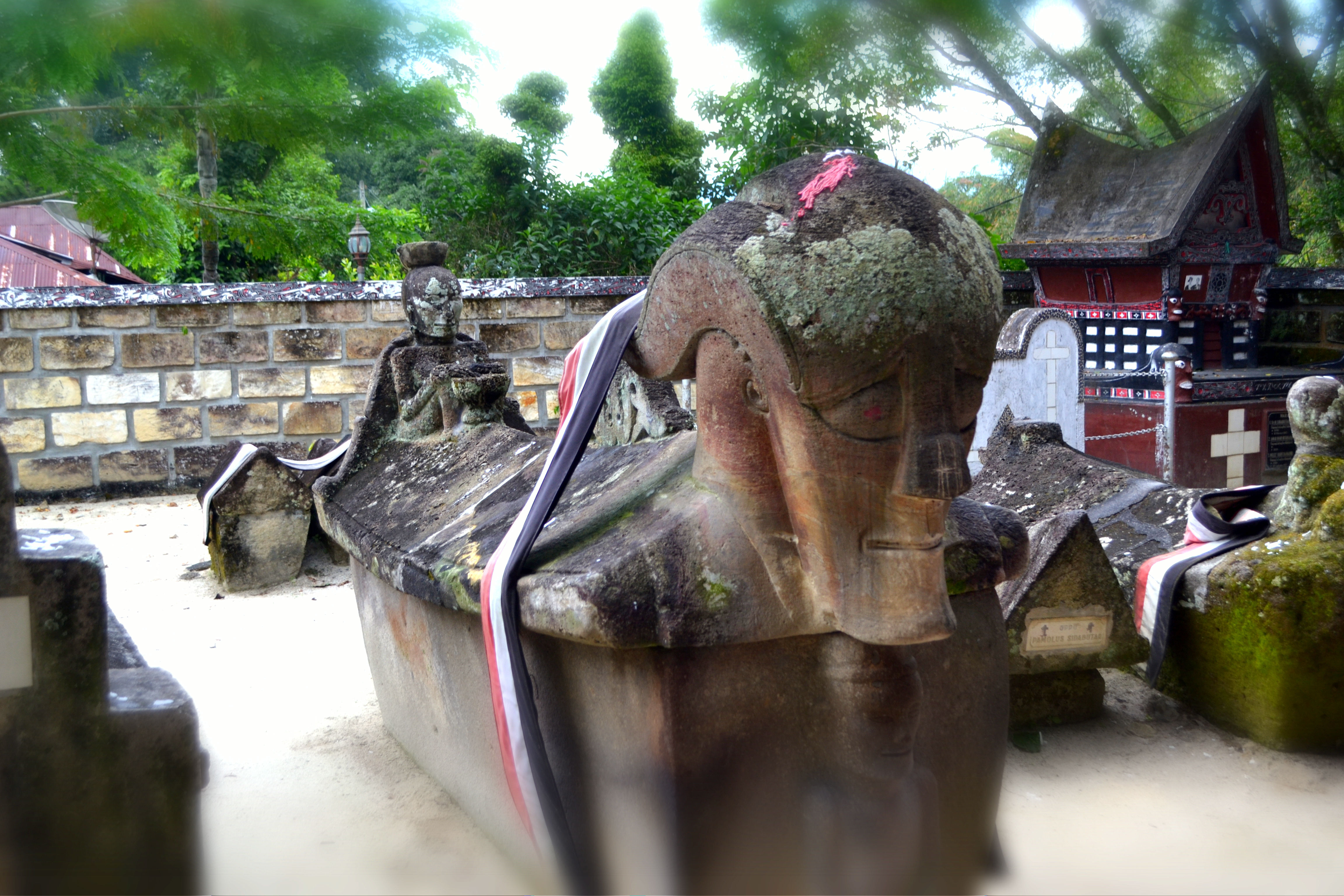 Stone Tomb Of Batak People Tomok, Samosir