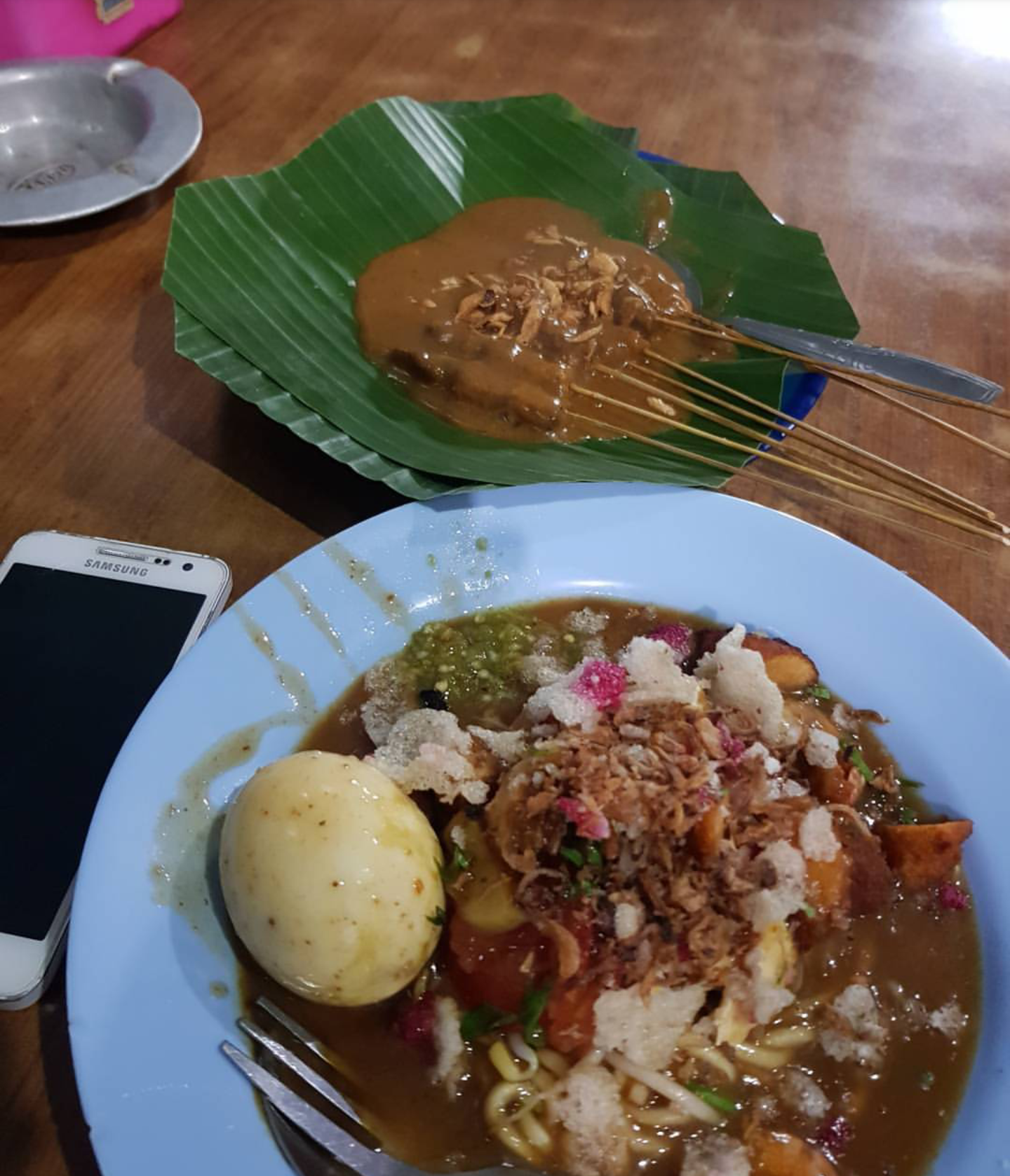 Mie Rebus + Sate