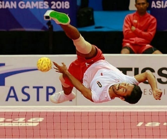 #NyalakanSemangat Bang Ipul Smash Salto