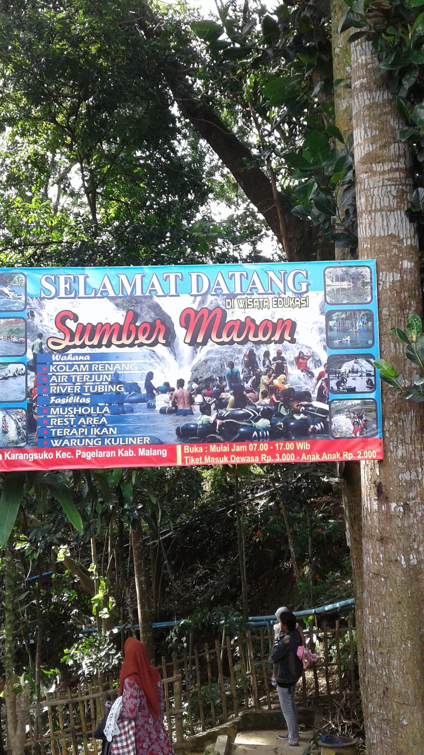 Sumber Maron Wisata Air Terjun Mini Dari Kabupaten Malang