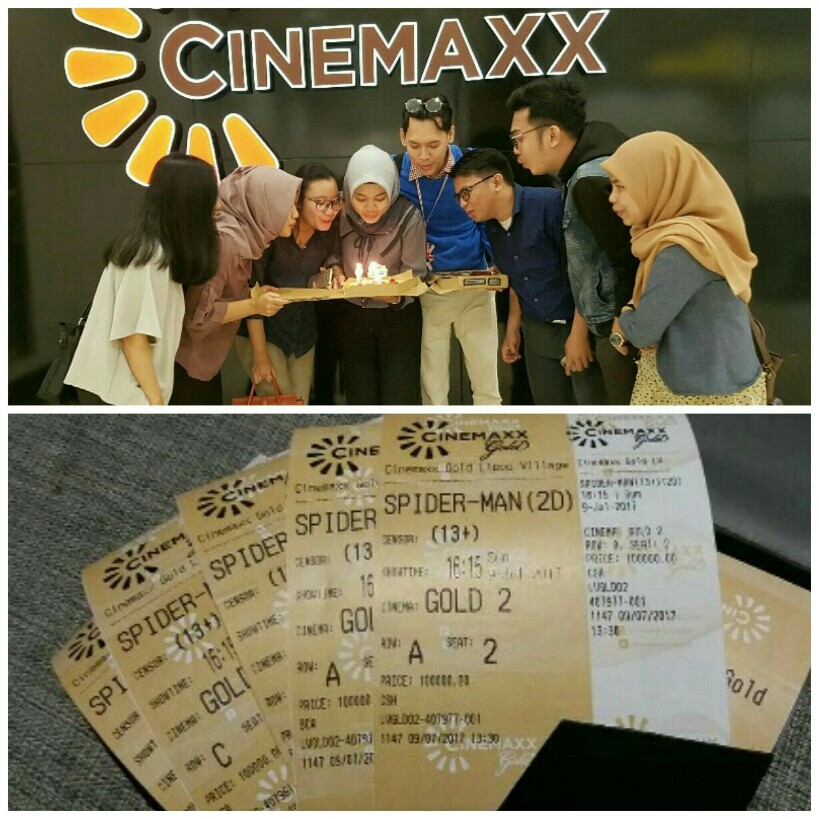 #CollectMoment Rejeki Ditraktir Nonton Spiderman Homecoming Sama Yang Ultah