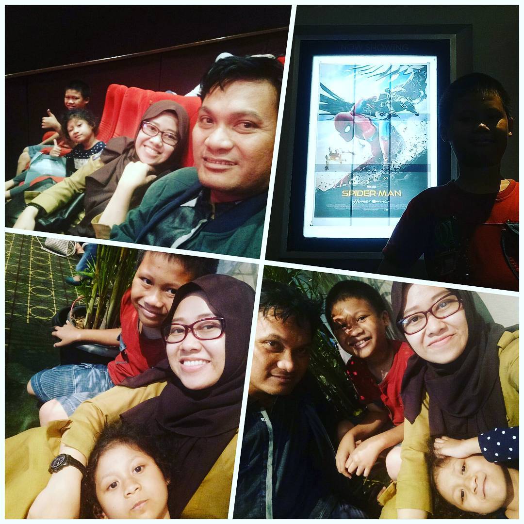 Sekeluarga Nobar Spider-Man Homecoming #CollectMoment