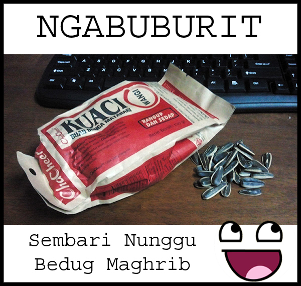 Ngabuburit Makan Kuaci