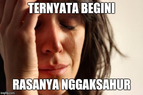 nggaksahur itu ?