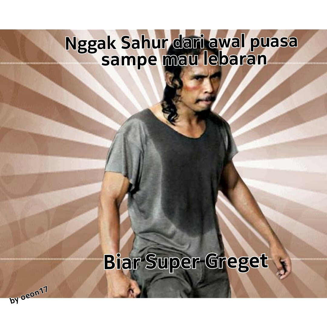 Nggak pernah sahur ini baru ada gregetnya