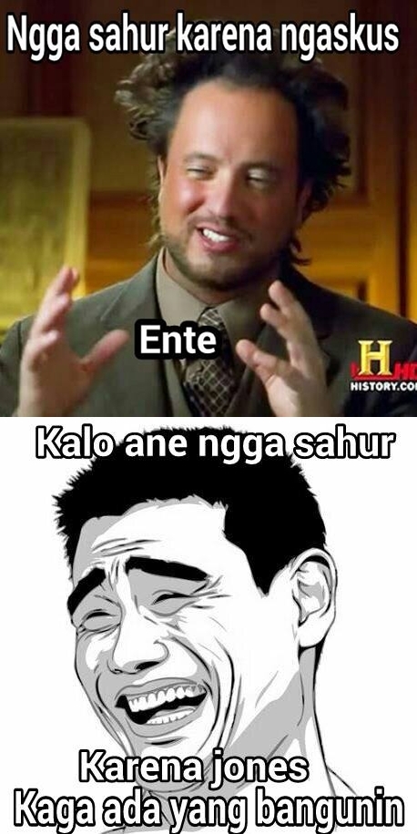 Nggak Sahur : Ente vs Ane