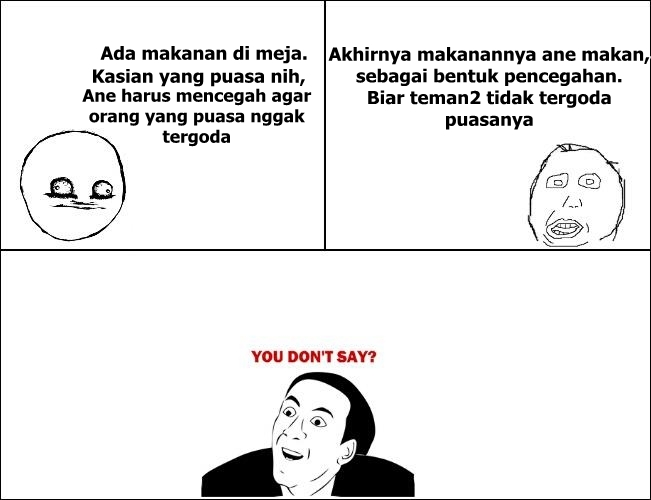 Godaan Puasa di cegah sama Herp